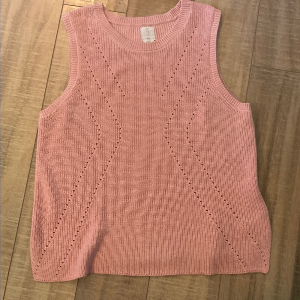 Joie Pink Knit Tank Top
